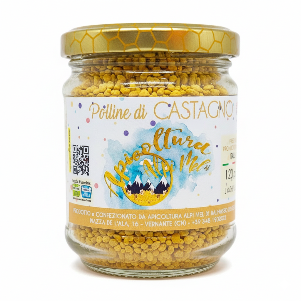 Polline di castagno deumidificato a freddo