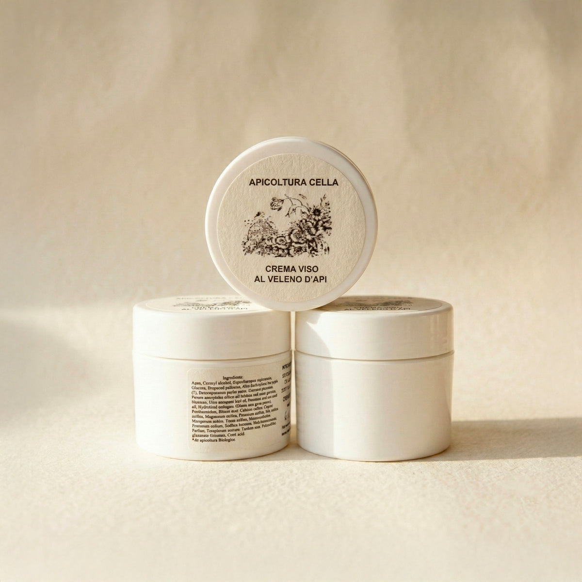 Crema viso al veleno d'api
