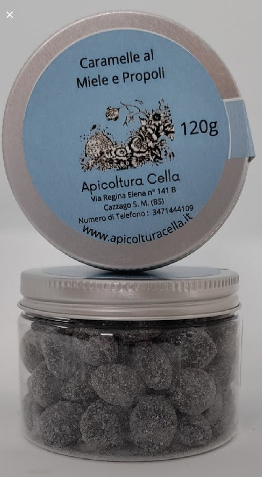 Caramelle al miele e propoli