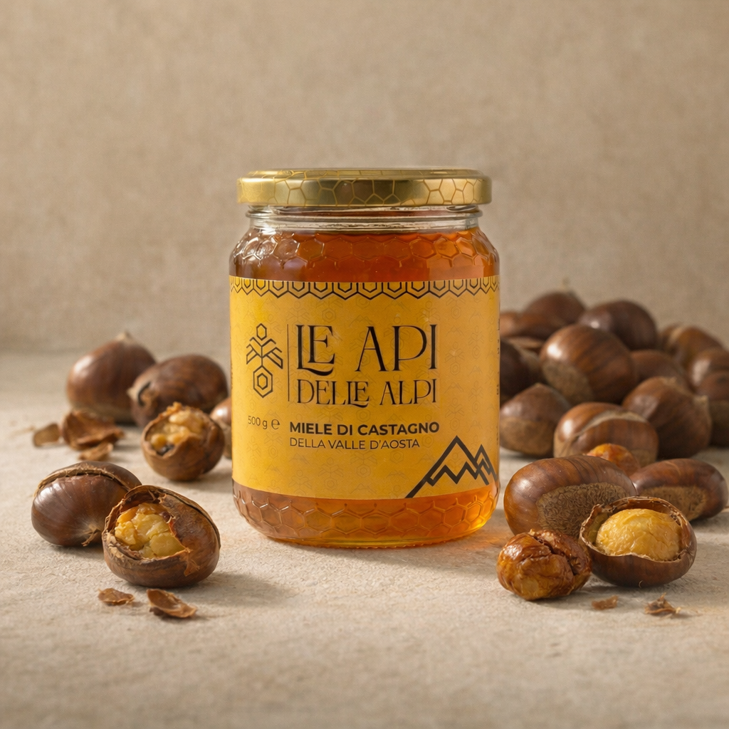 Miele di Castagno - Variante B frutto botanico quadrata